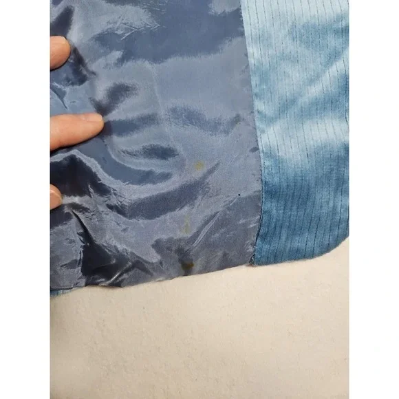 Vintage Gianni Versace Blue Corduroy Suit Jacket Size 52 Made In Italy